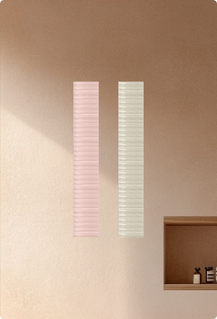 aktsentplaat roosa ja light grey vana roosa seinaviimistlus